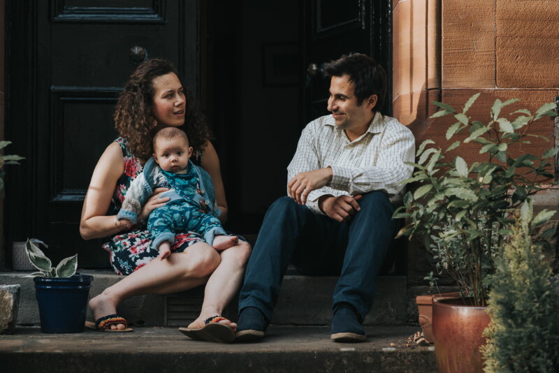 Doorstep Family Portrait Shoot