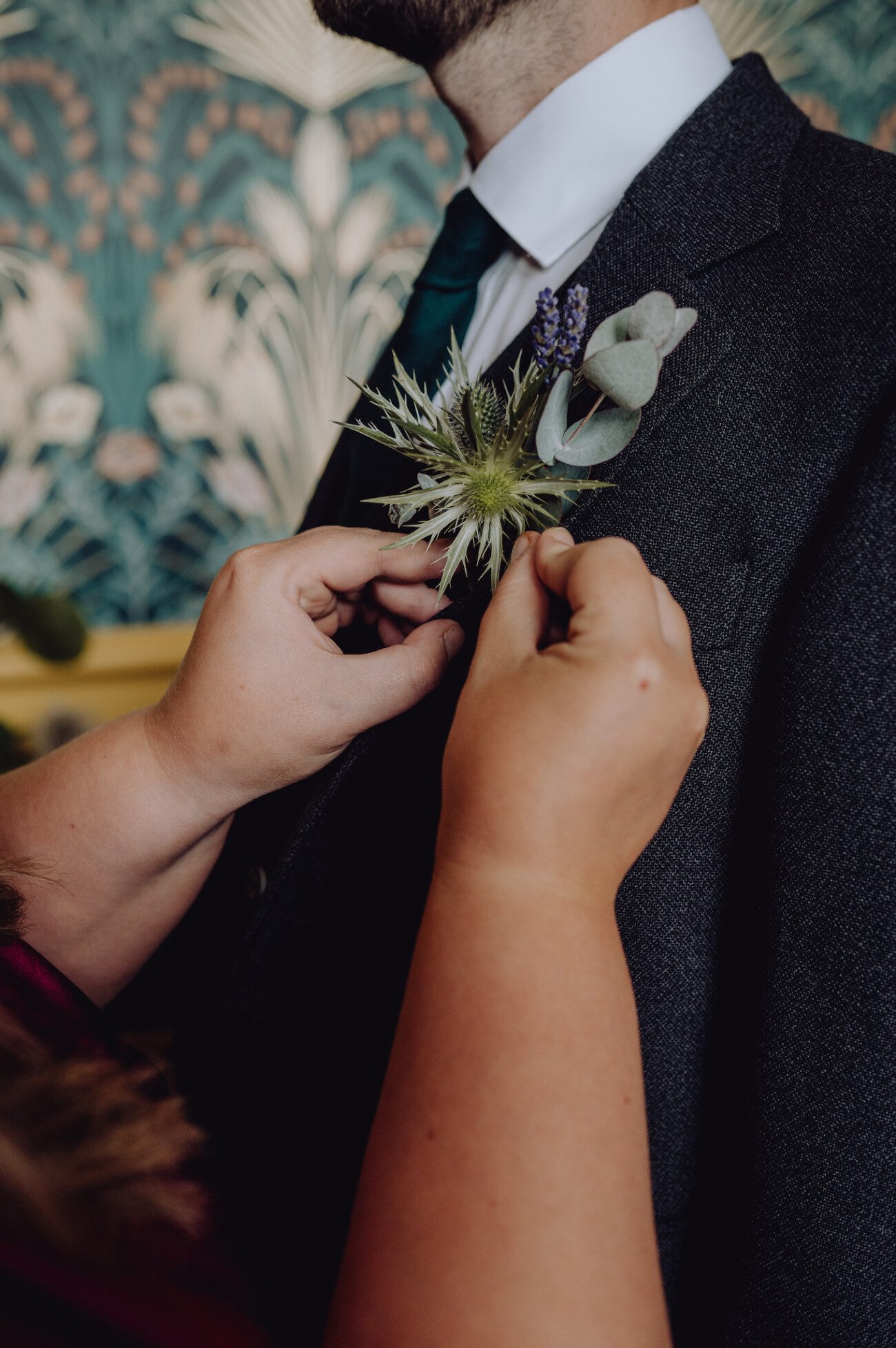 Groom's button hole
