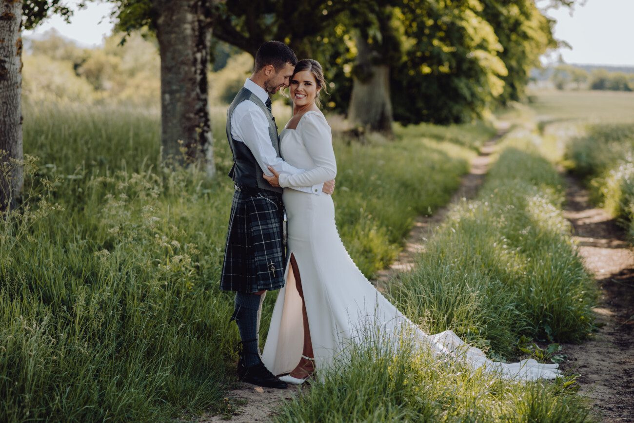 Rossie on the Earn Wedding